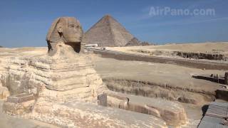 The Giza Necropolis  Aerial Video [upl. by Aierbma342]