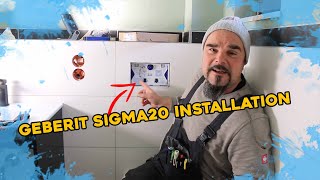 Geberit Sigma20 Installation [upl. by Efron]