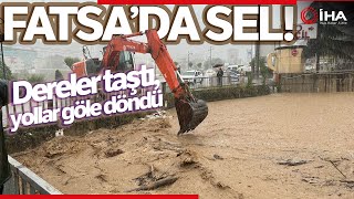 Fatsa Sele Teslim Evleri ve İş Yerlerini Su Bastı [upl. by Droflim]