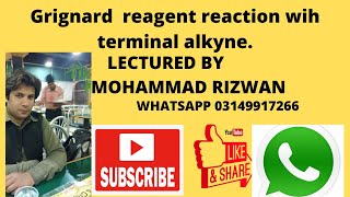 grignard reagent reaction with terminal alkyne [upl. by Casia]