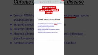 Chronic granulomatous disease usmle immunology usmlestep1 usmlepreparation [upl. by Murtagh791]