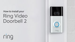 How to Install Ring Video Doorbell 2  Connect to Existing Doorbell [upl. by Yarvis]