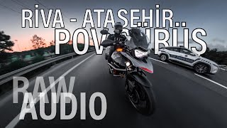 POV  Benimle Sür  Triumph Tiger 900 GT Pro  Saf Motor Sesi  Riva  Ataşehir [upl. by Kendall]