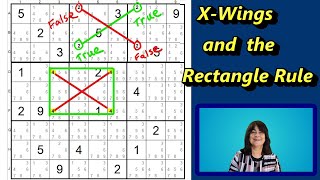 XWings and the Rectangle Rule for Solving Medium to Hard Sudoku Puzzles [upl. by Nivat547]