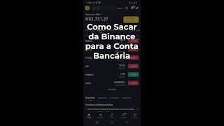 Como Sacar da Binance para a Conta Bancária  Rápido e Fácil [upl. by Llertnod]