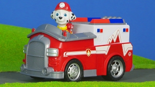 Paw Patrol deutsch Feuerwehrmann Marshall Feuerwehrauto amp Bagger von Rubble für Kinder [upl. by Lani]