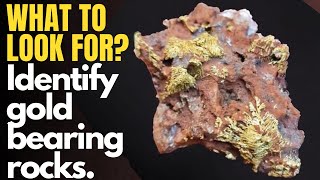 How to Identify Gold in Rocks Quartz amp Minerals [upl. by Eeima]