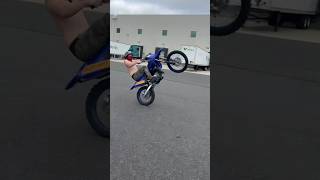 Raw yz85 large wheel sounds explore automobile wheeliesfordays fypviralvideo braap [upl. by Orlov633]