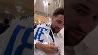 Klay Thompson Message to Dallas Mavs Fans 👀 [upl. by Erika]