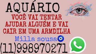 AQUÁRIO 03102024  ALGUÉM QUE TE DEU UM PREJUIZO VAI TENTAR SE REAPROXIMAR [upl. by Ahsined]