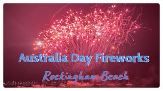 Australia Day Fireworks  Rockingham [upl. by Hedve]