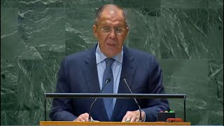 DISCOURS DÉNONCIATEUR DE SERGUEÏ LAVROV À LA 79ème ASSEMBLÉE DE lONU [upl. by Irwin]