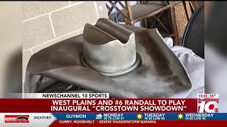 VIDEO West Plains vs Randall to be named “Crosstown Showdown” trophy titled “The Duke” [upl. by Ednutabab]