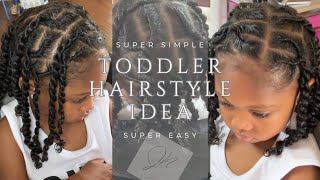 Toddler Hairstyle Idea  Hairstyle for Kids [upl. by Ponton487]