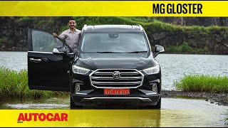 2020 MG Gloster review  XLsized SUV that offers more of everything  First Drive  Autocar India [upl. by Eilatan]