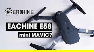 EACHINE E58 Drone  Mini DJI Mavic [upl. by Sonnnie47]