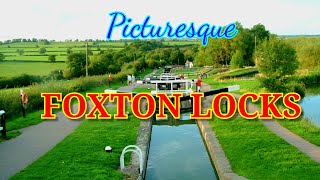 picturesque Foxton Locks Market harborough England [upl. by Ciccia414]