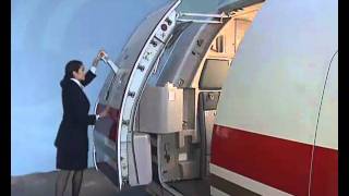 AIRBUS Normal Door Opening And Closing Operation Outside [upl. by Peck]