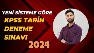 Yeni Sisteme Göre Hazırlanmış 27 Soruluk KPSS Tarih Deneme Sınavı  KPSS 2024  LisansÖnlisans [upl. by Iad]