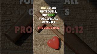 Proverbs 1012 bibleverse faith scripture godsword biblestudy godslove jesus jesuslovesyou [upl. by Intyrb284]