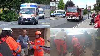 Lumezzane Emergency Day 2018  Simulazione incendio negozio [upl. by Anirahs]