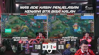 MAS ADE JELASIN ALASAN KENAPA BTR BISA KALAH [upl. by Anoval]