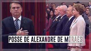 Bolsonaro Dilma Lula e Temer na posse de Alexandre de Moraes [upl. by Scevo794]