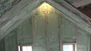 Review of Demilec Heatlok 200 Soy Closed Cell Spray Foam in Historic House [upl. by Finley317]