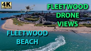 FLEETWOOD BEACH Drone Views [upl. by Irahcaz]