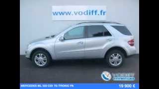 VODIFF  MERCEDES OCCASION ALSACE  MERCEDES ML 320 CDI 7GTRONIC PA [upl. by Evvie312]