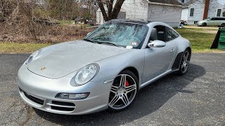 2008 Porsche 9971 911 Targa 4S Manual POV Test DriveReview [upl. by Holmann]