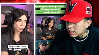 WESTCOL REACCIONA A LO QUE DIJO ALANA DE EL POR GANAR LA KINGS LEAGUE 😳🤭 [upl. by Riddle]