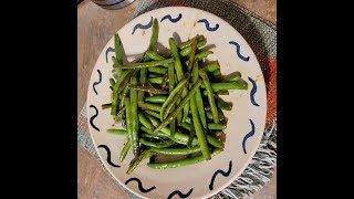 Blistered Green Beans Recipe [upl. by Coppins]