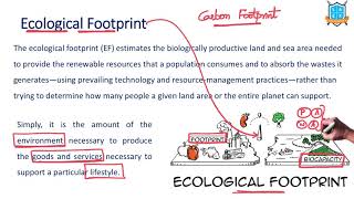 What is Ecological Footprint   Ecological Footprint అంటే ఏమిటి  La Excellence [upl. by Yousuf]