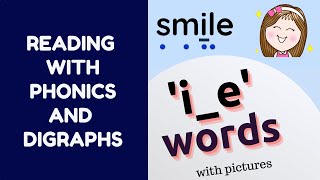 ie digraph Reading words with digraph ie for kids Reading phonics digraphs Blending sounds [upl. by Ashwin]