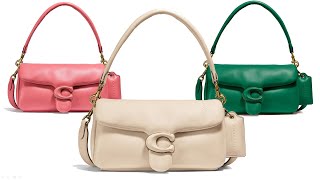 Coach bag Pillow tabby shoulder bag 26 review ivory pink and green black [upl. by Rockwood]