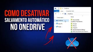 DESATIVAR SINCRONIZAÇÃO DO ONEDRIVE NO PC [upl. by Ylrebmic]