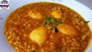 ডিম দিয়ে ছোলার ডাল  Egg with gram  choler dal dim  Bangladeshi dim diye cholar dal recipe [upl. by Airamanna]