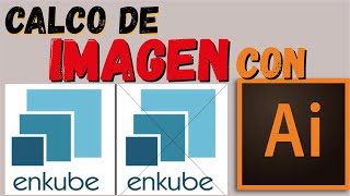 Calco de imagen con illustrator  En 3 minutos [upl. by Lemej]