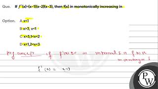 If \ f\primexx1x2x3 \ then \ fx \ in monotonically increasing in 1 \ x3 [upl. by Enelime]