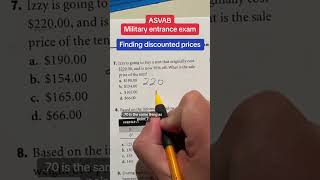 ASVAB Arithmetic Reasoning 7 explained [upl. by Naols342]