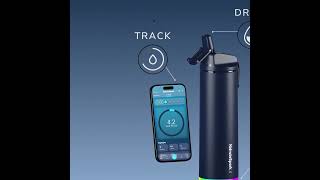 HidrateSpark Smart Water Bottle Limited Edition Color Abyss E 11 [upl. by Andromache]