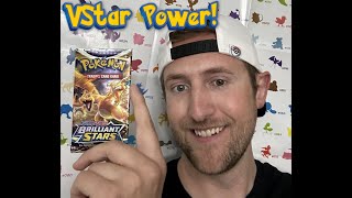 Pokemon Cards  Brilliant Stars  VStar Power Pull [upl. by Hyacintha]