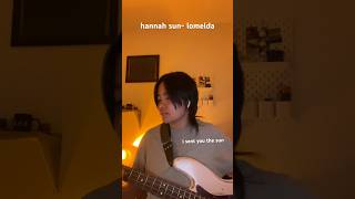 Hannah Sun  Lomelda Bass Cover lomelda cover coversong bass electricbass bassguitar [upl. by Abbey]