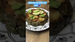 ✅Charuto de folha de uva 🍇 bem delicioso 😋 charuto comidatipica comidaárabe [upl. by Adnylem563]