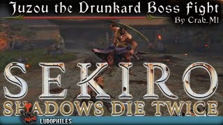 Sekiro Shadows Die Twice  Juzou the Drunkard second encounter Boss Fight [upl. by Lisha]