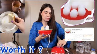 Electric Egg Boiler 7 in 1  Review and Subh Ka Nashta ft Gup Shup [upl. by Nomael]