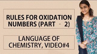 Oxidation Number Rules part 2 [upl. by Sperling]