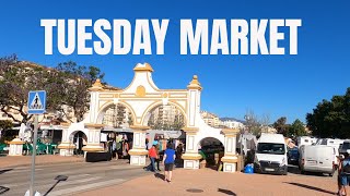 Fuengirola Tuesday Market  Fuengirola Spain [upl. by Hampton]