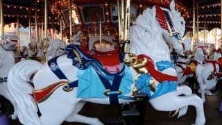 King Arthur Carrousel Full Ride HD POV  Disneyland Resort CA [upl. by Pippas]